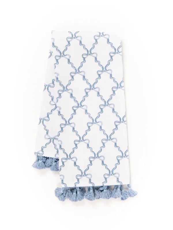 Mary Square Bows Tea Towel 