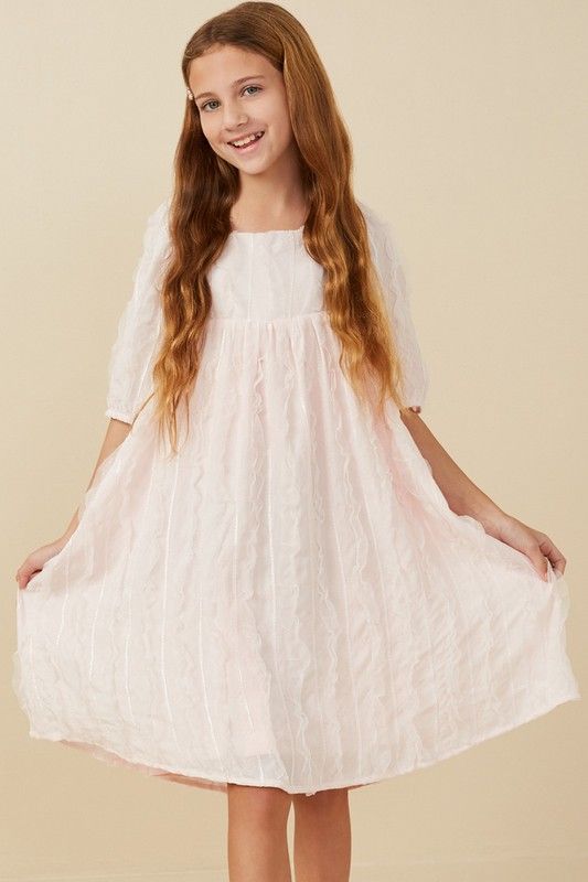 Paola Square Neck Dress, TWEEN