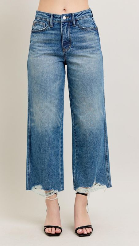 Judy Blue Everything HW Magic Destroy Crop Wide