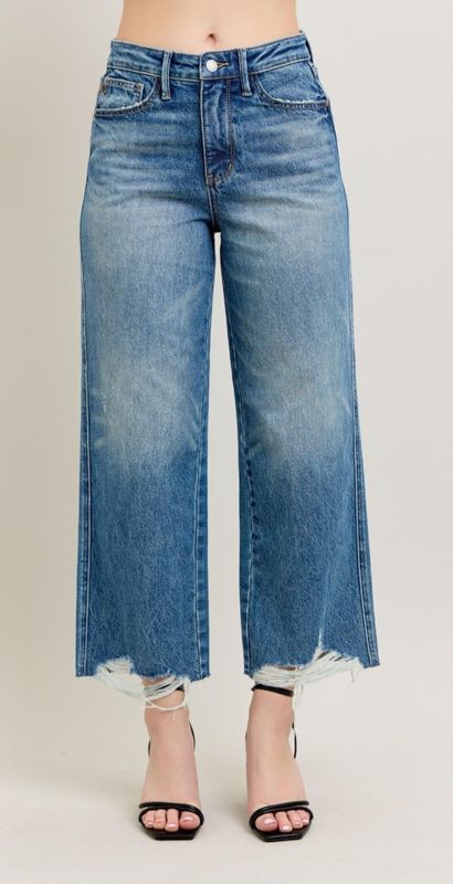 Judy Blue Everything HW Magic Destroy Crop Wide