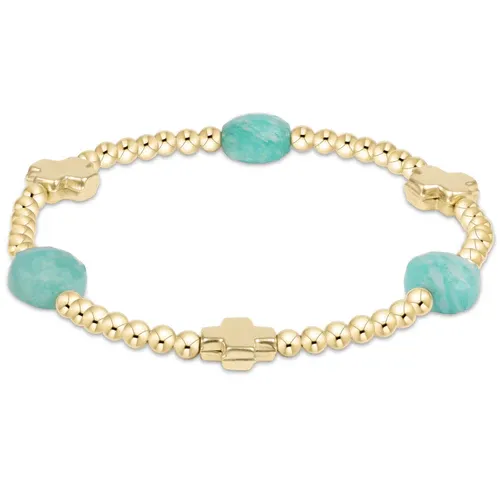 enewton Signature Cross Admire Gld 3mm Bracelet-GS