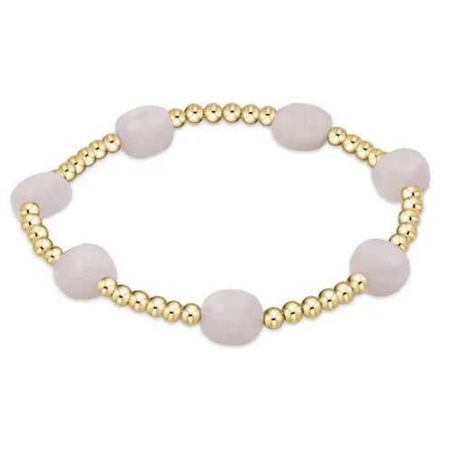 enewton Extends - Admire Gold 3mm Bead Bracelet - Moonstone