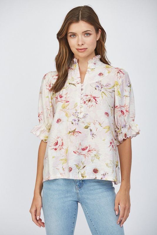 Floral Awakening Top