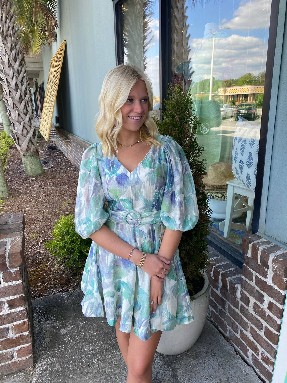 Alexis Belted Dress 