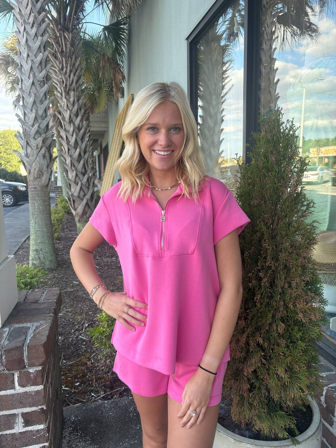 Mary Square Pink Stephie Set