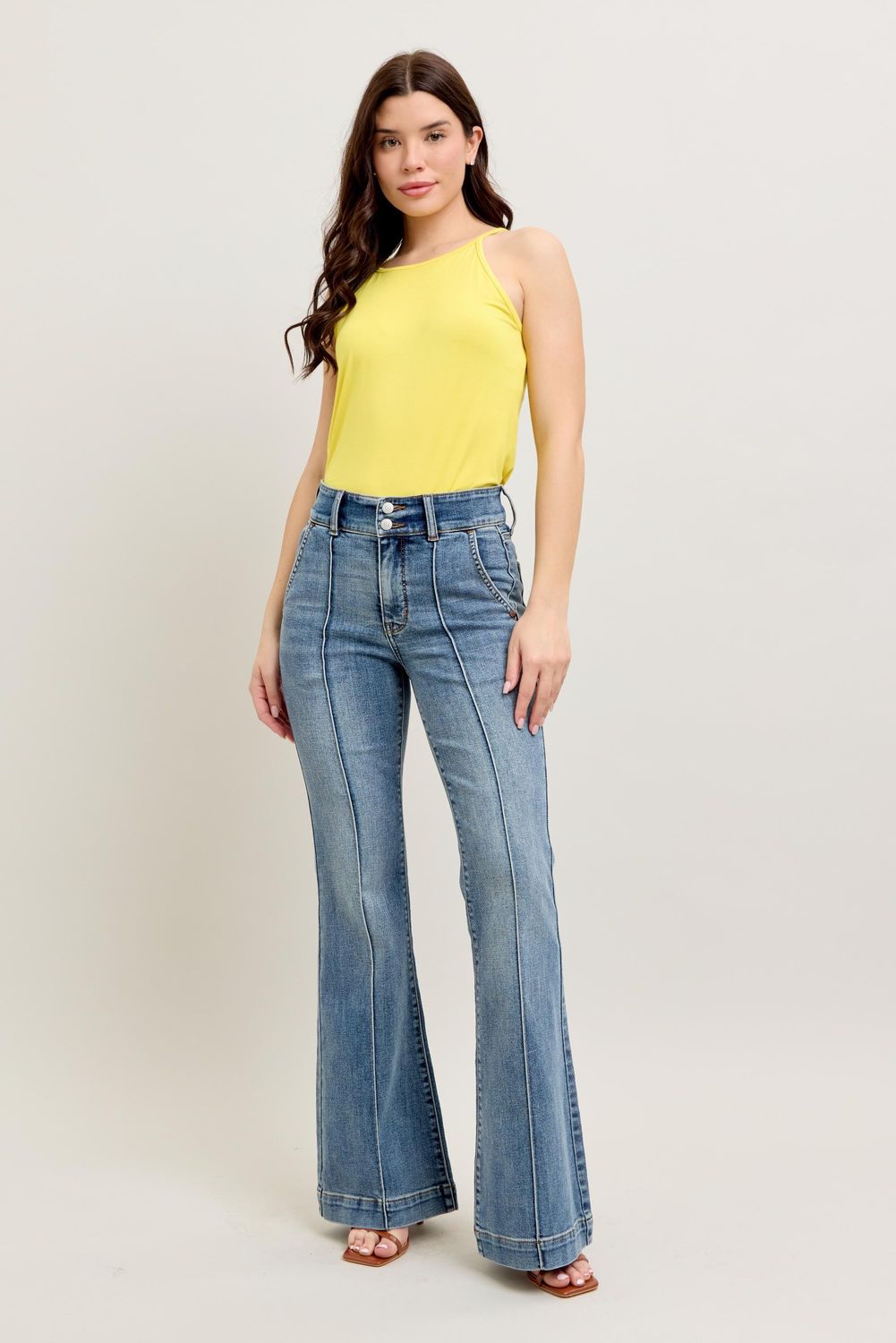 Judy Blue Sunrise HW Trouser Flare