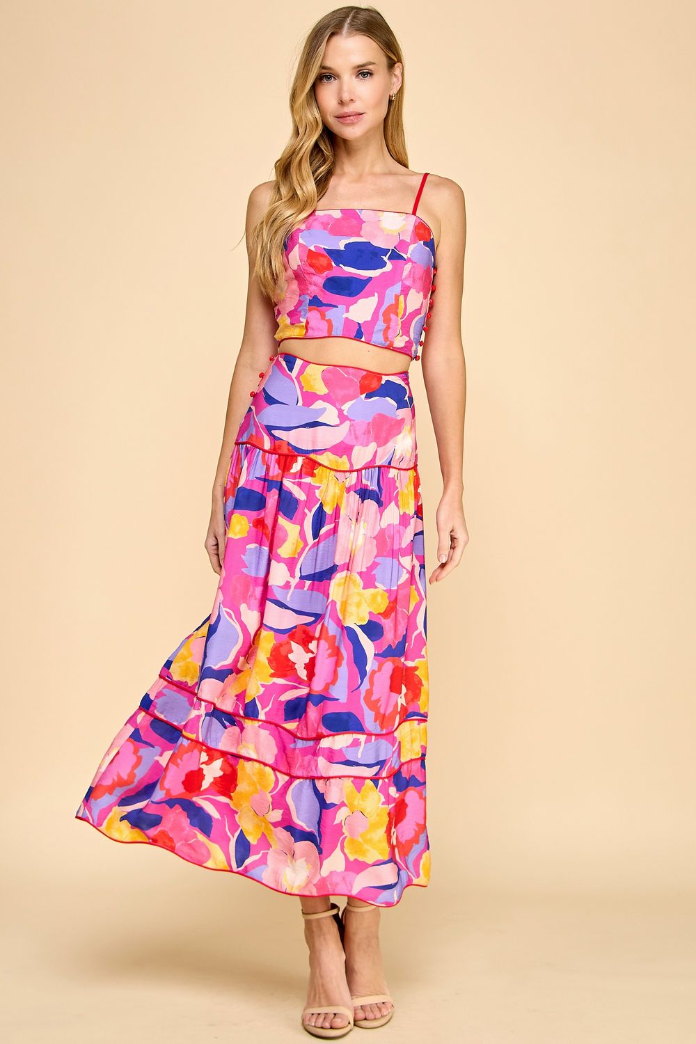 Feminine Pursuit 2pc Skirt Set