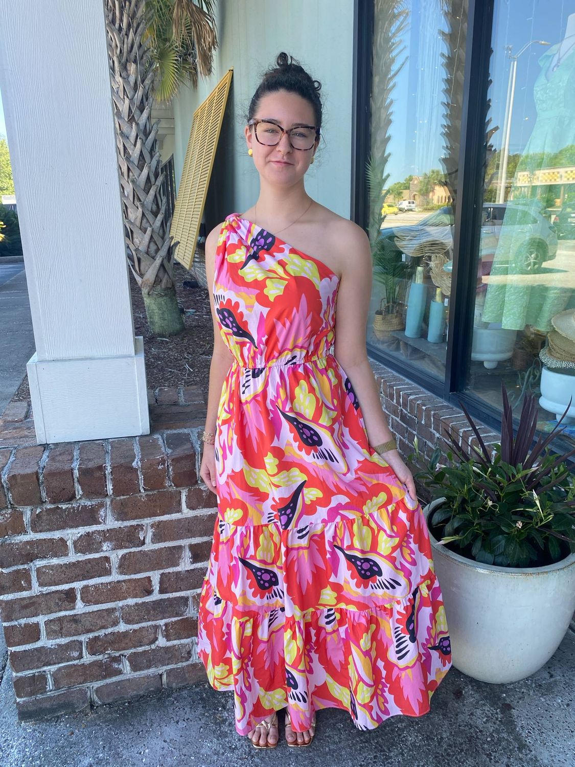 As I Should One Shoulder Maxi