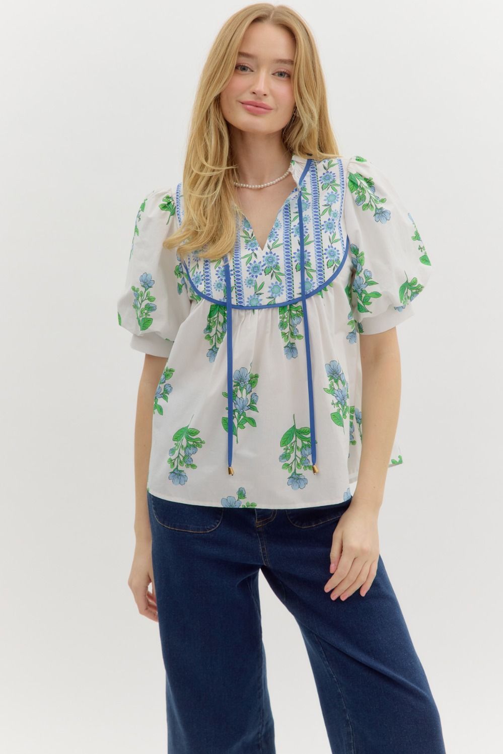 Never Better Print Top