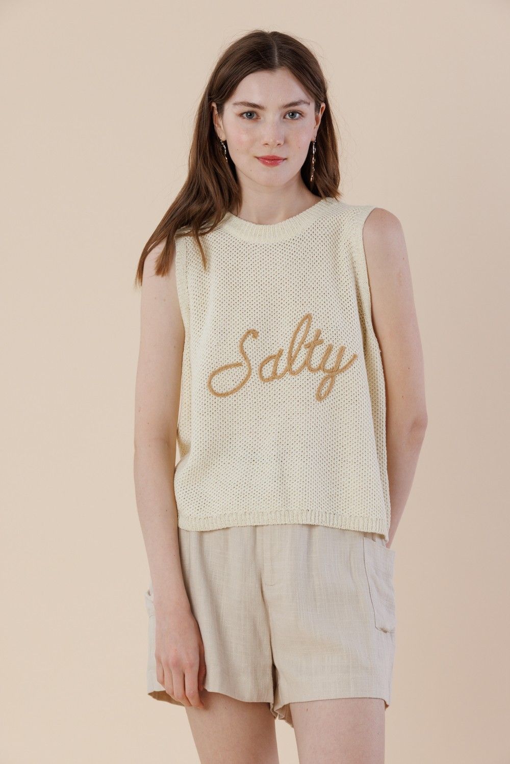 Salty Sweater Tank Top