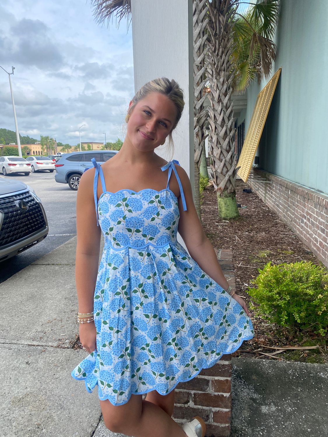 Blooming Blues Dress