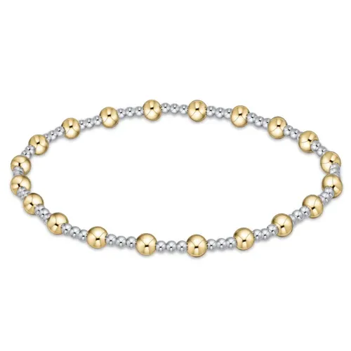 enewton Extends - Classic Sincerity Pattern 4mm Bead Bracelet - Mixed Metal