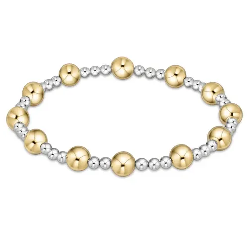 enewton Extends - Classic Sincerity Pattern 6mm Bead Bracelet - Mixed Metal