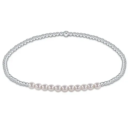 enewton Sterling Bliss 2mm Bead Bracelet - Pearl