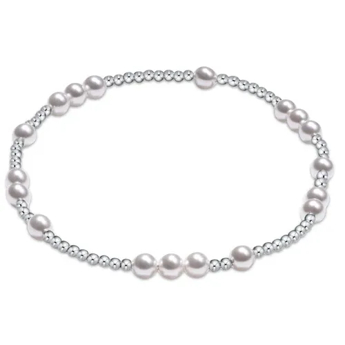 enewton Hope Unwritten Sterling 6mm Bead Bracelet - Pearl