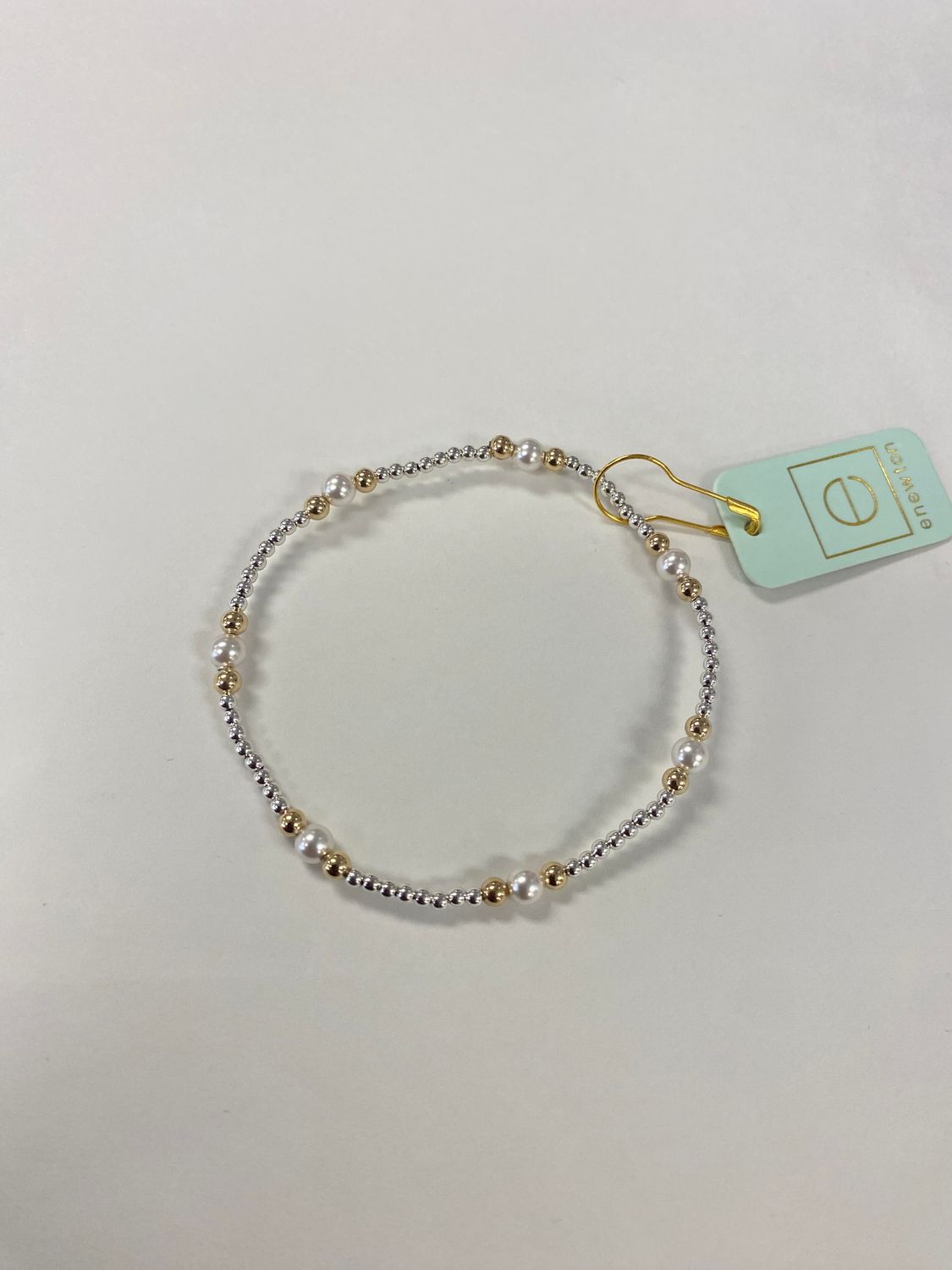 enewton Purpose Pearl 4mm Bead Bracelet - Mixed Metal