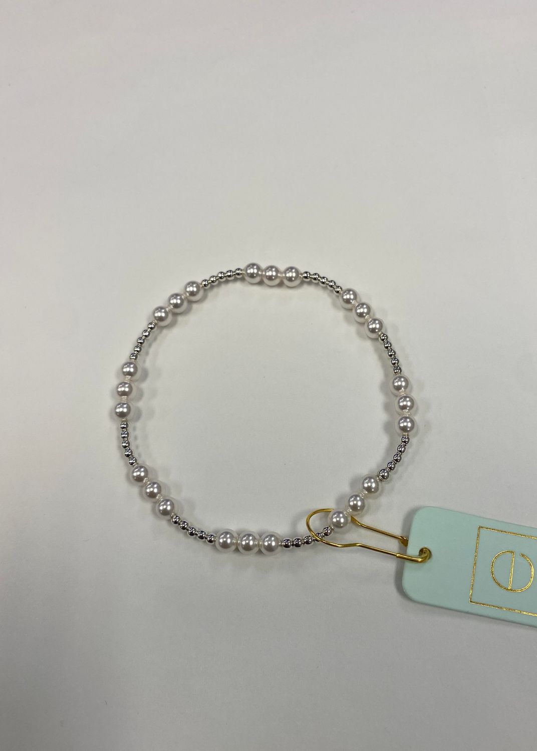 enewton Classic Joy Pattern Sterling 4mm Bead Bracelet - Pearl