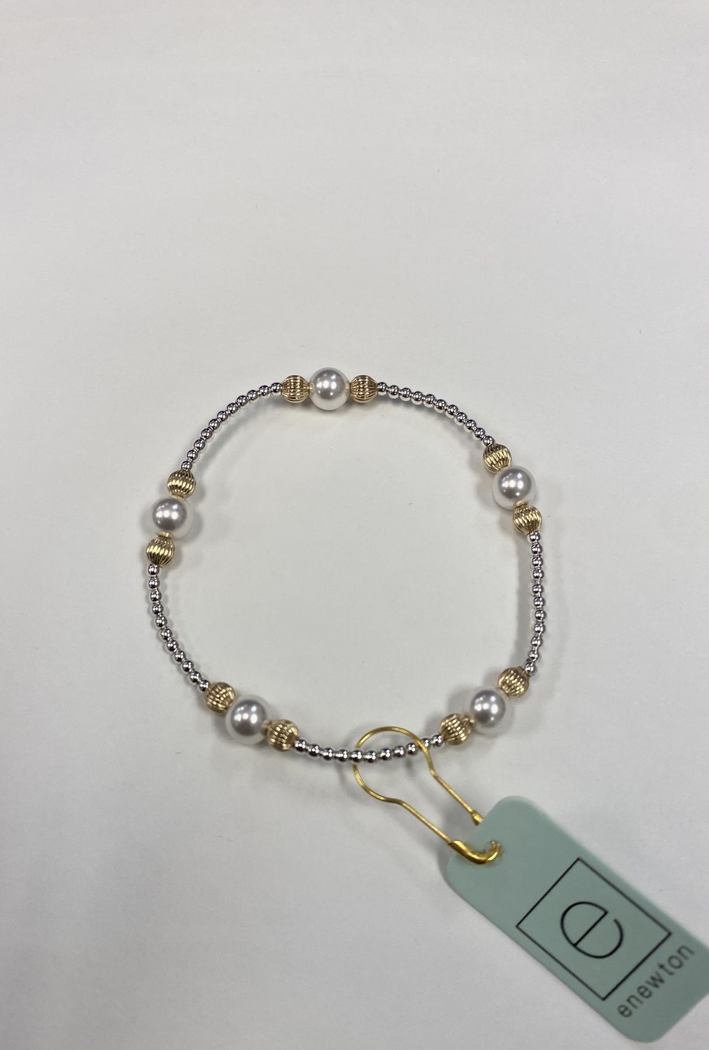 enewton Purpose Dignity Pearl 6mm Bead Bracelet - Mixed Metal 