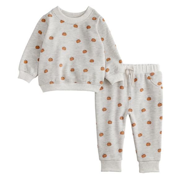 Mud Pie Pumpkin Baby 2pc Set