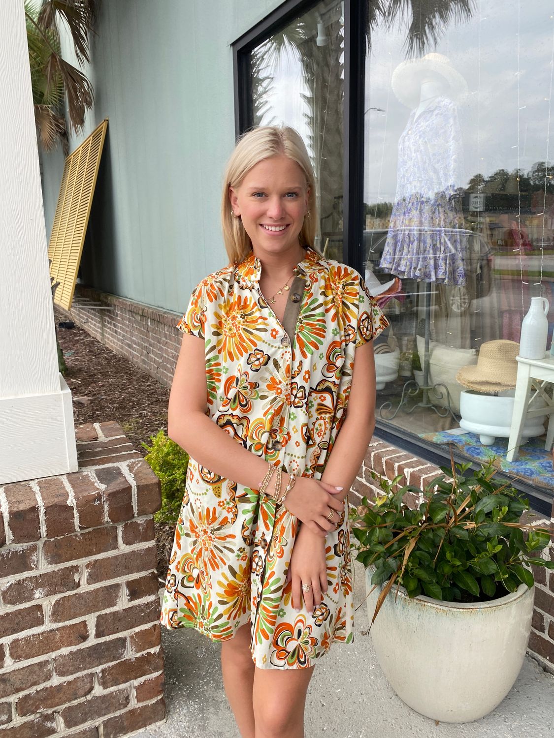 Strangers By Nature Flower Print Dress