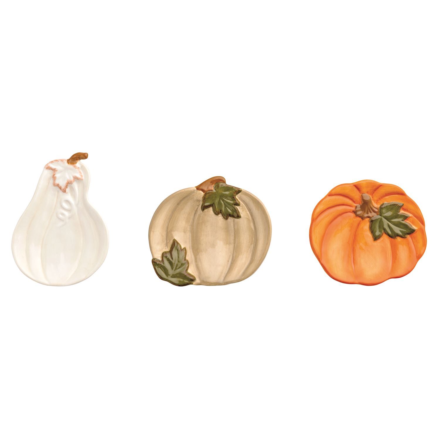 Mud Pie Fall Gather Tidbit Plates