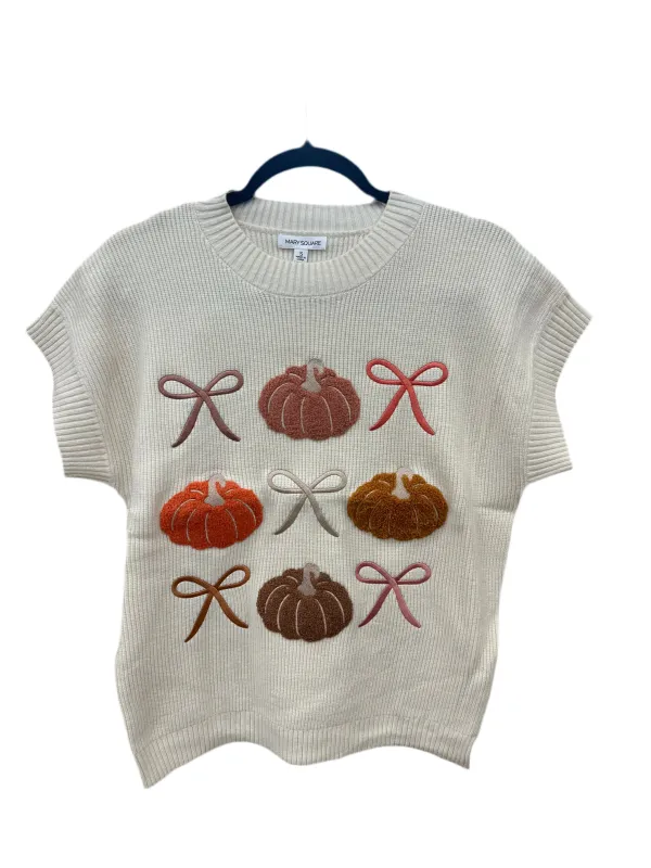 Mary Square Pumpkin Rows Josie Sweater