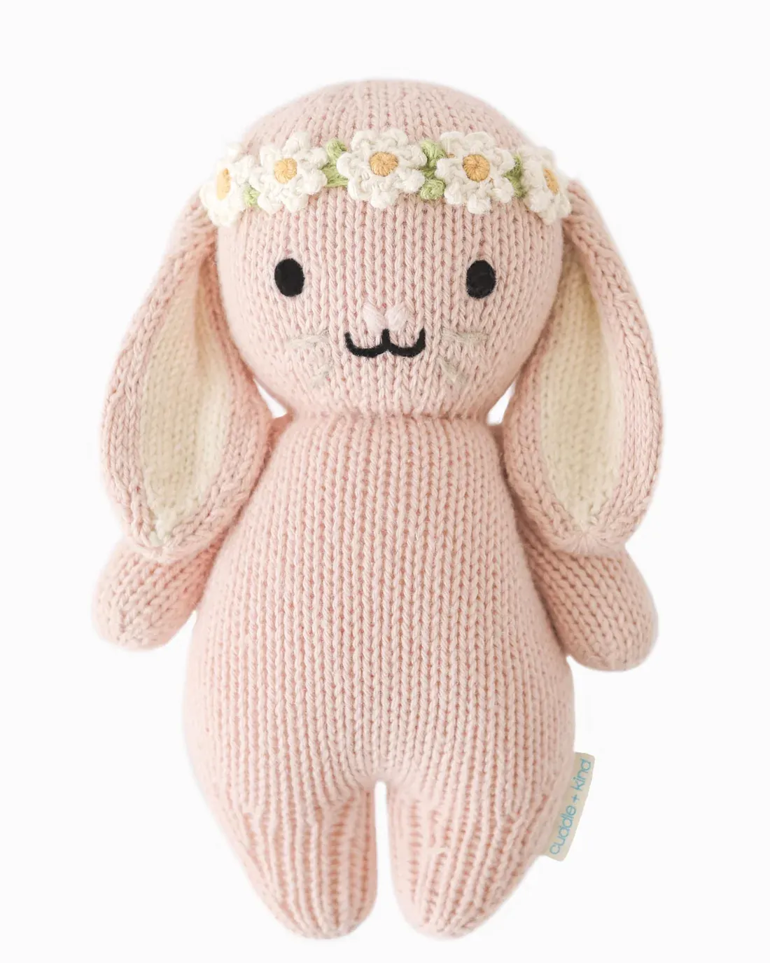 cuddle + kind Baby Bunny (Rose with Ivory- 7&quot;)
