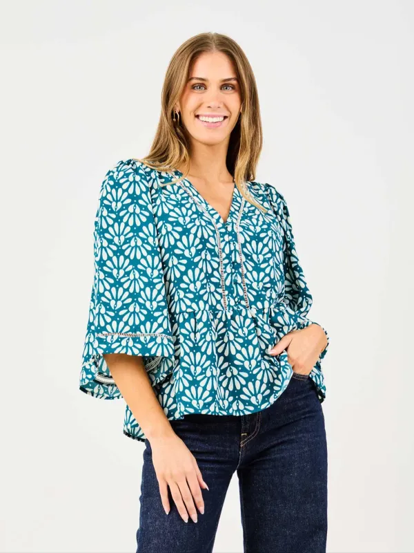 Mary Square Monroe Stay Polished Top