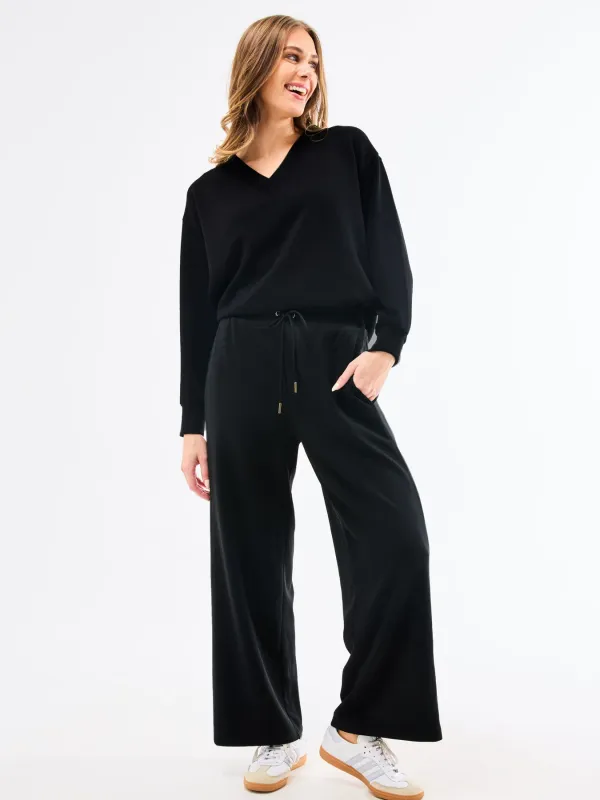 Mary Square Black Hazel Top