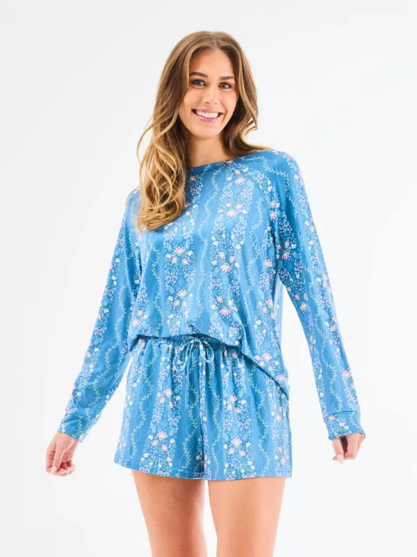 Mary Square Ivy Lane - Blue Annie Short Set