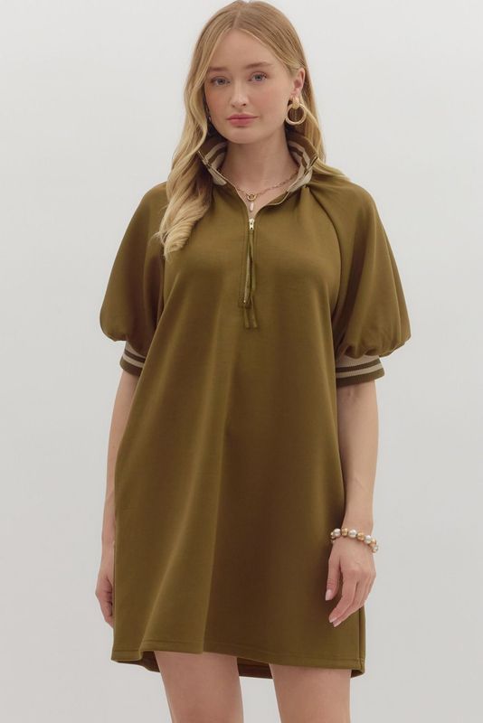 Day Date Solid Dress