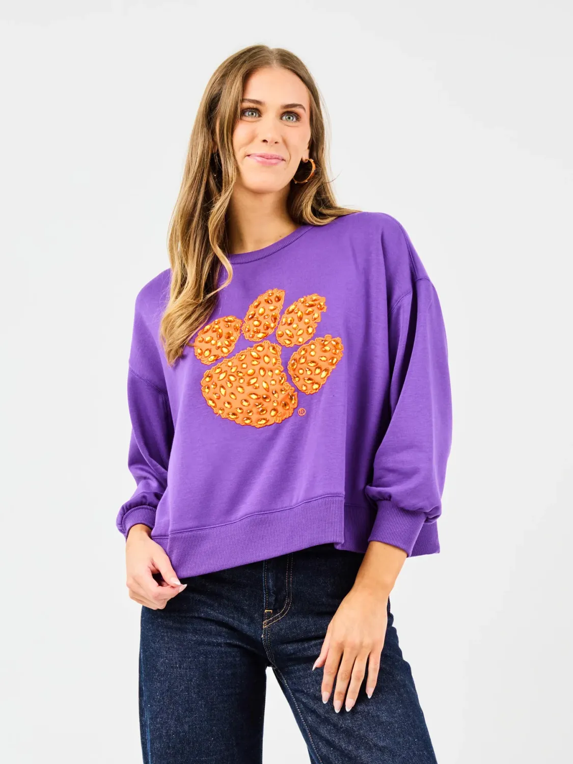 Mary Square Clemson Millie Sweatshirt