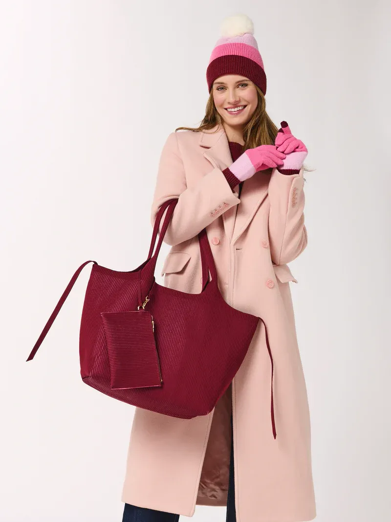 Shiraleah Wine Robbie Tote