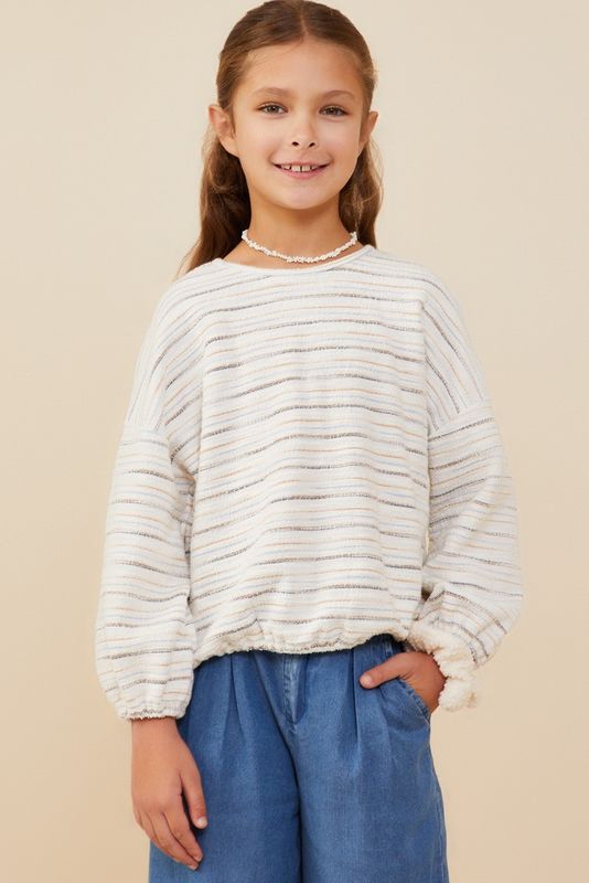 Payton Striped Knit Top