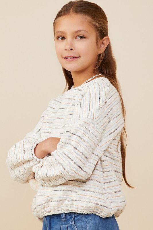 Payton Striped Knit Top