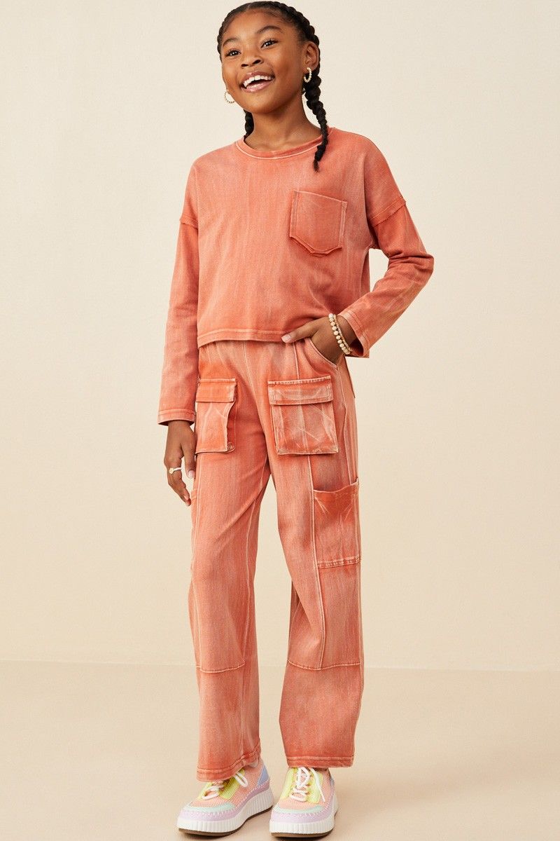Morgan Washed Wide Leg Pant