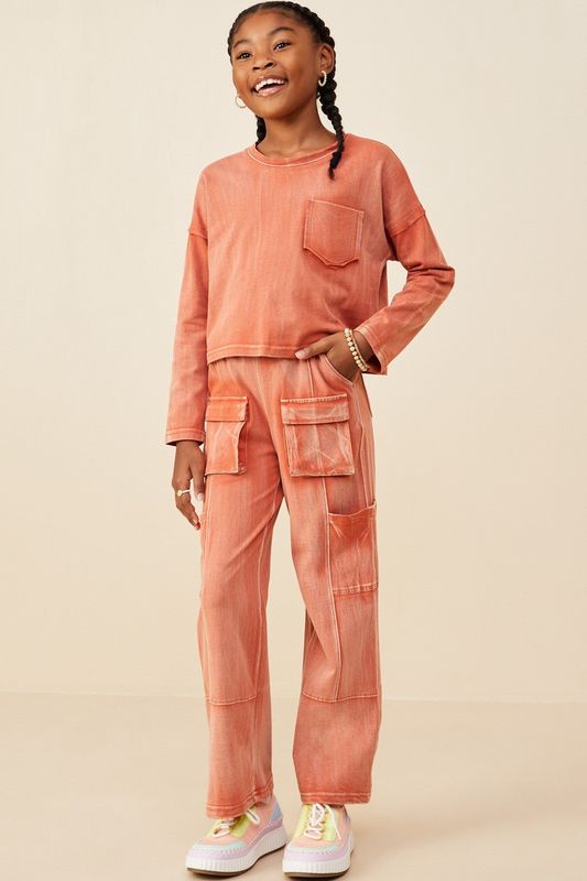 Morgan Washed Wide Leg Pant