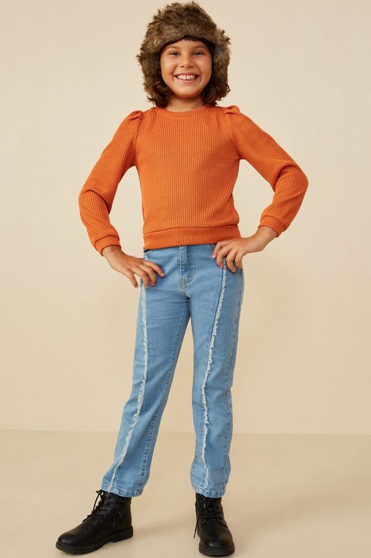 Sidney Ribbed Mock Neck Top