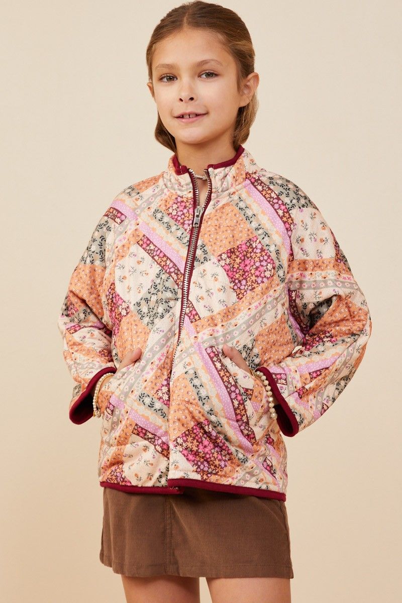 Meghan Patch Print Jacket