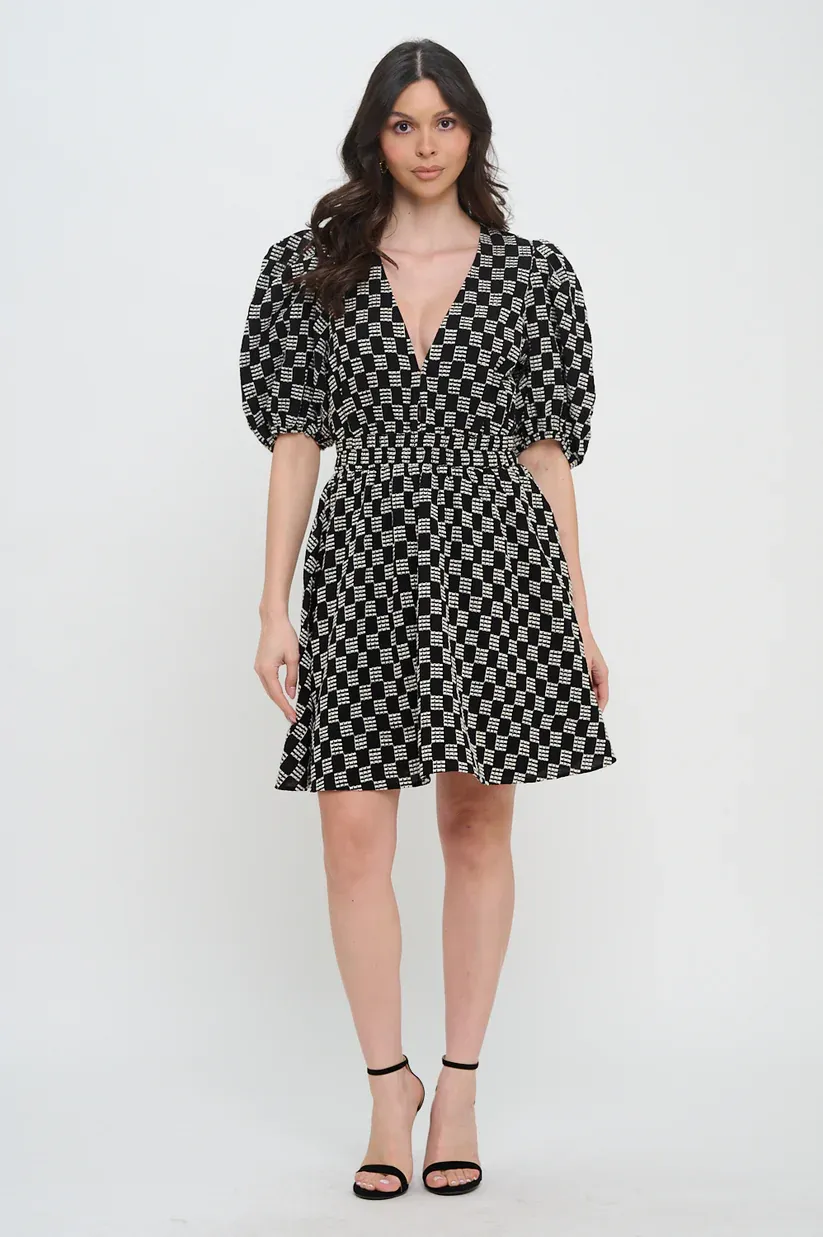 Midnight Weave Dress