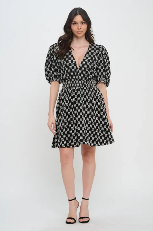 Midnight Weave Dress