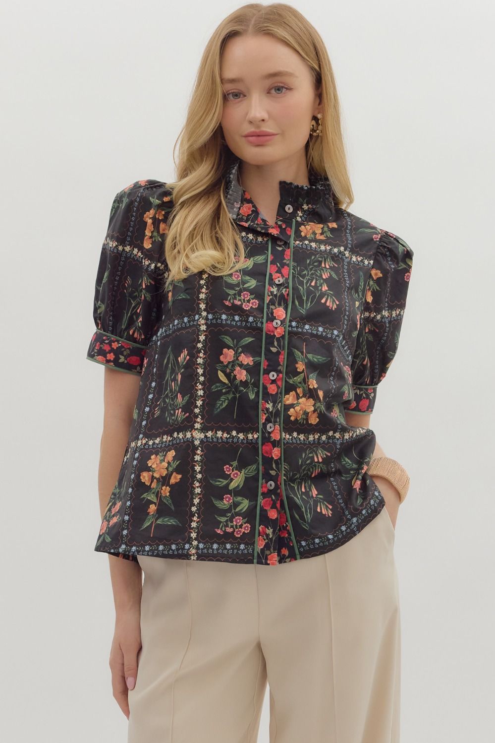 Thriving Printed Top