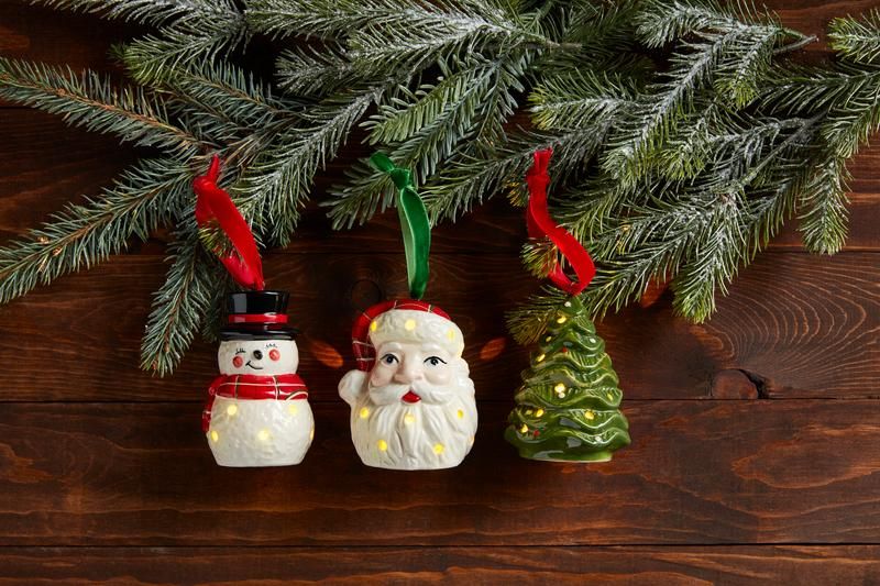 Mud Pie Christmas Classic Light Ornament