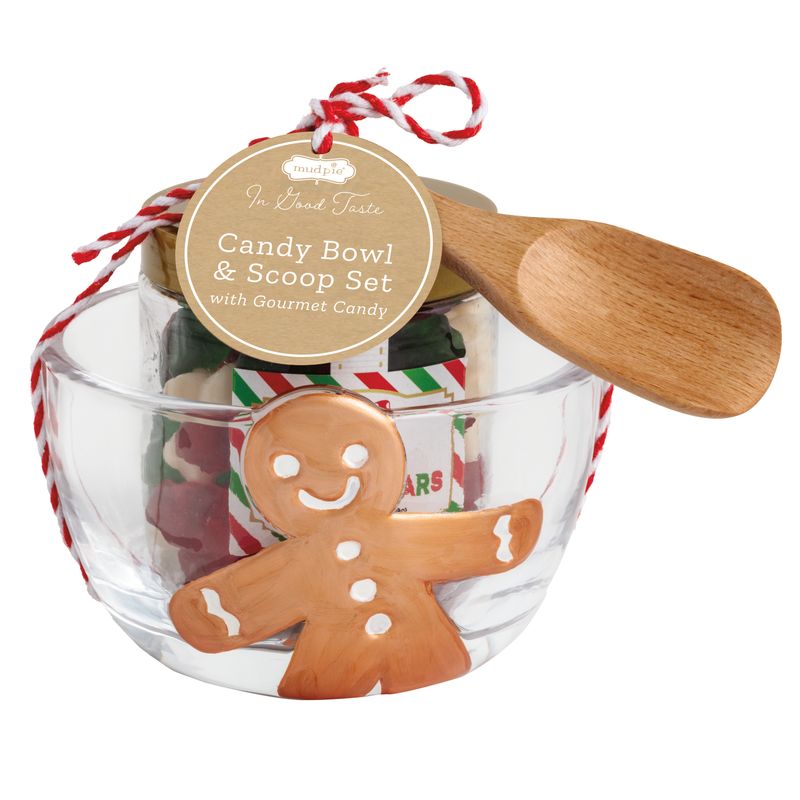 Mud Pie Christmas Gourmet Candy Bowl Set