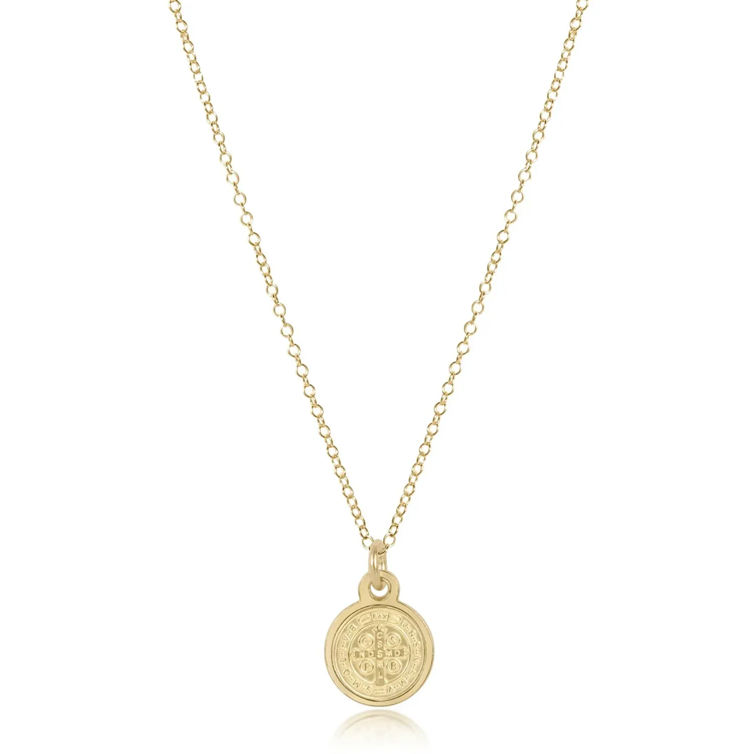 enewton 16&quot; Necklace Gold - Blessing Small Gold Disc