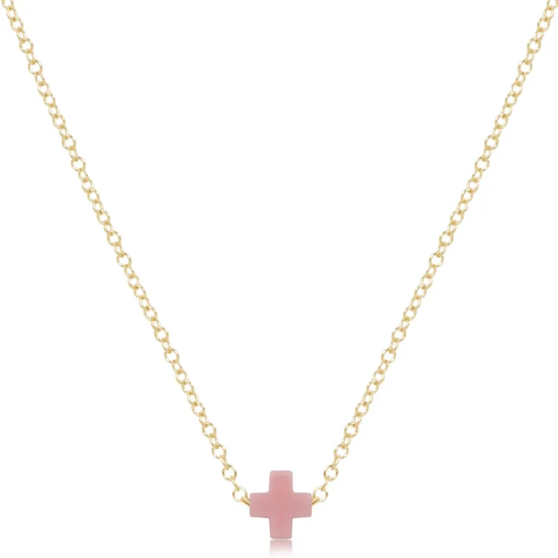 enewton 16" Necklace Gold - Signature Cross Small 