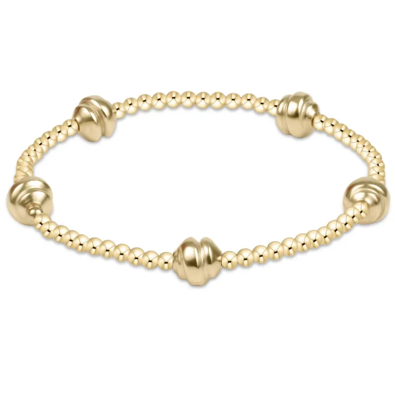 enewton Admire Small Gold 2.5mm Bead Bracelet - Gold