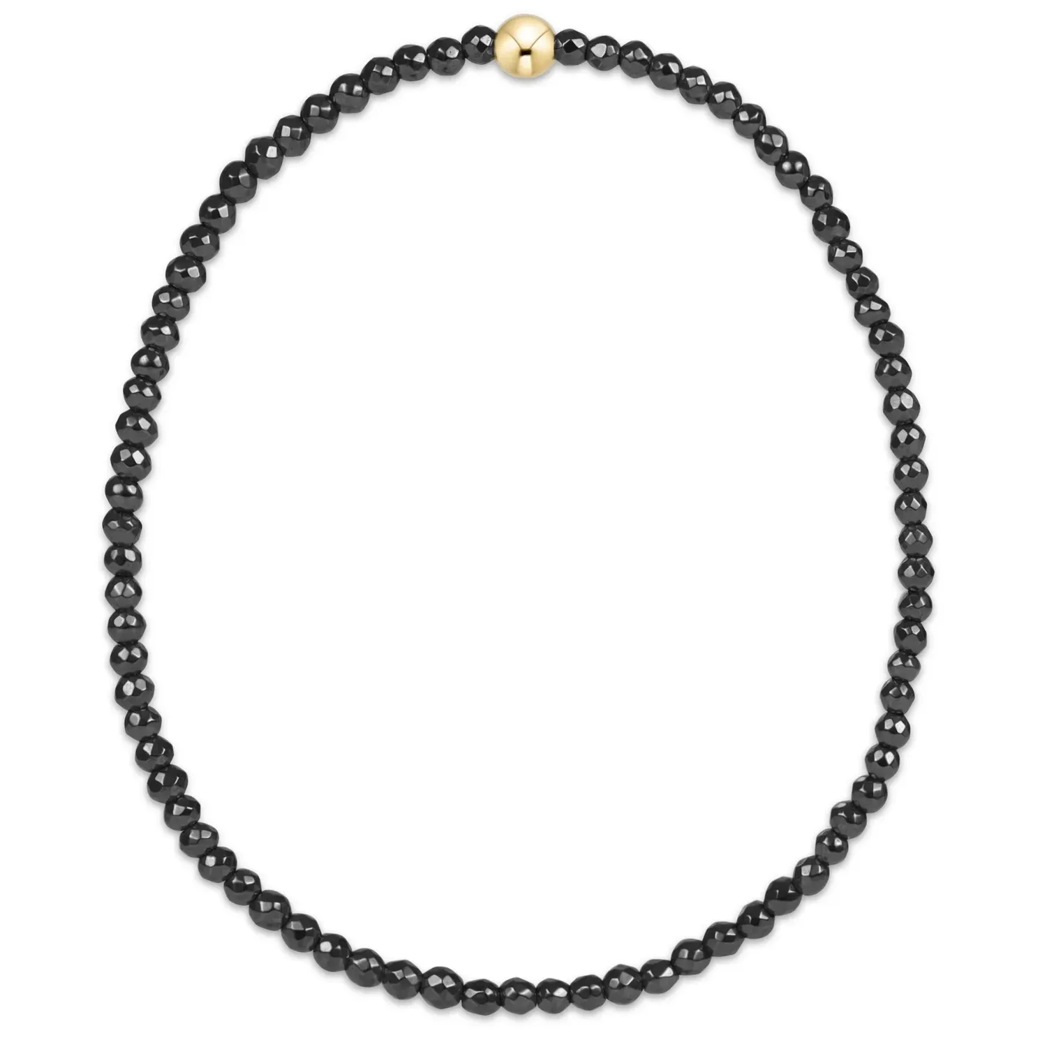 enewton Faceted Hematite 2mm Bead Bracelet