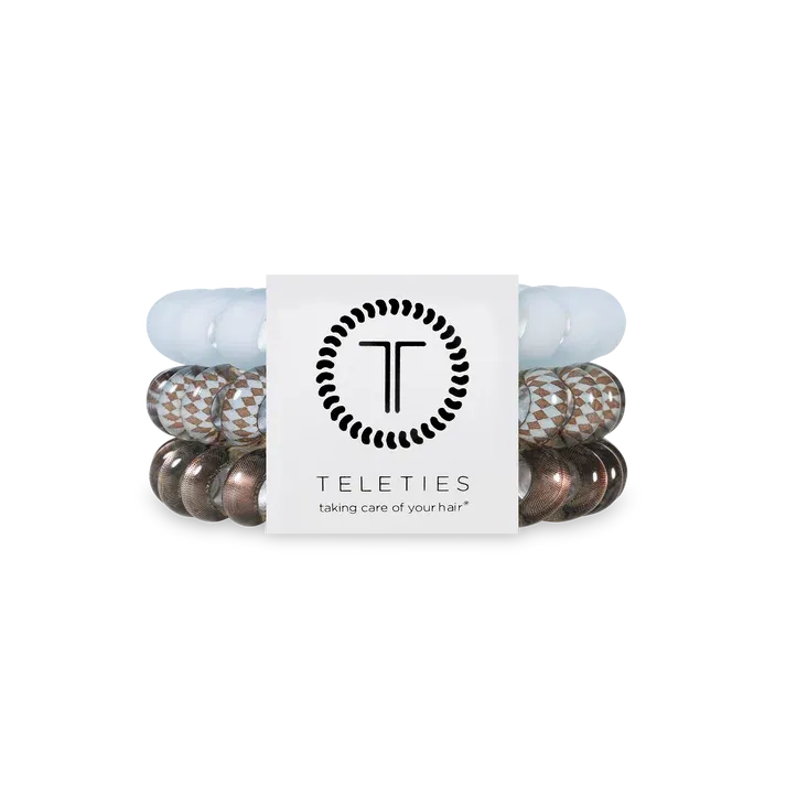 Teleties Hair Ties Truly Taupe - Large