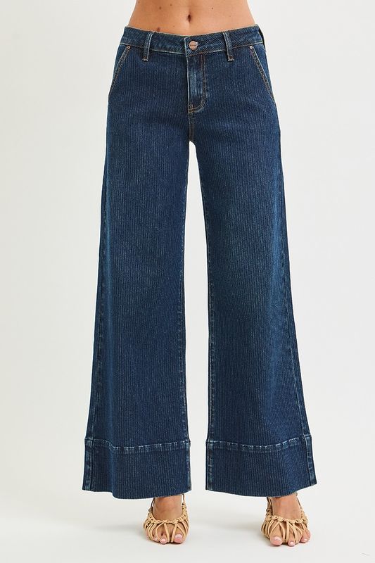 Risen Slouch Wide Leg Jeans